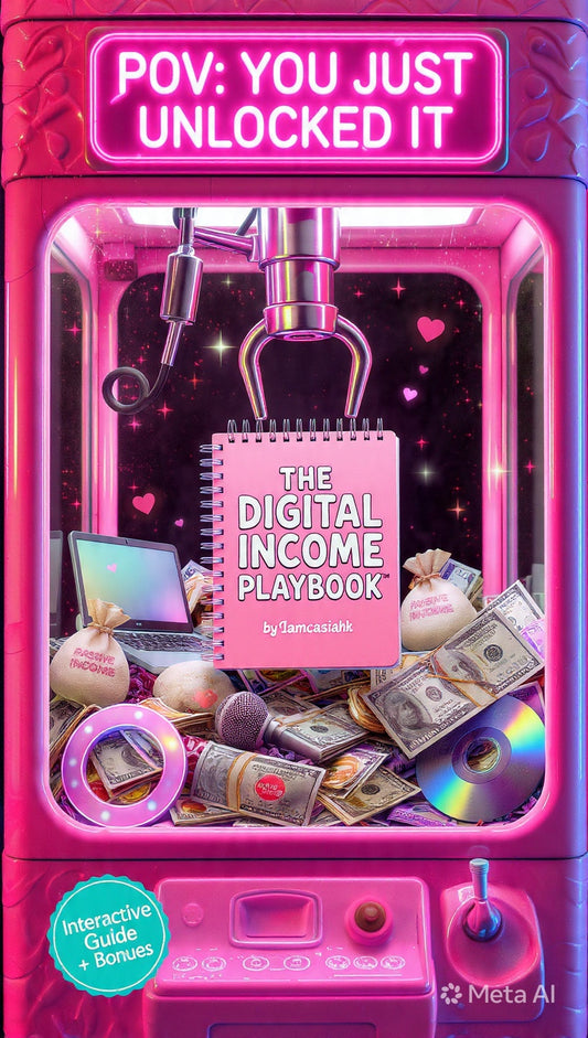 You Just Unlocked the Digital Income Cheat Code 💸 Interactive Playbook💕